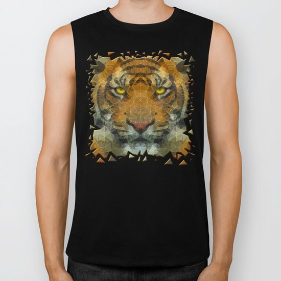 eye of a tiger Biker Tank
