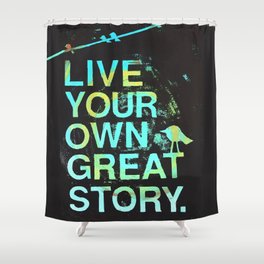 GREAT STORY Shower Curtain