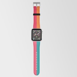 Multi-Colored Squares Pastel Colorblock Pattern Apple Watch Band