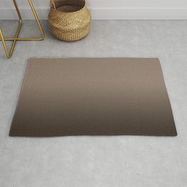 COCOA & CHOCOLATE BROWN OMBRE COLOR Area & Throw Rug