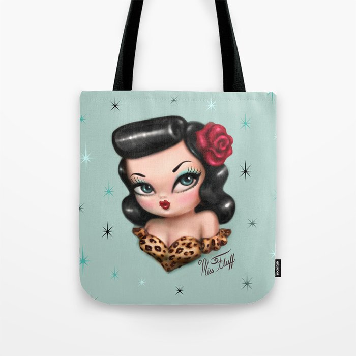 Rockabilly Baby Doll Tote Bag