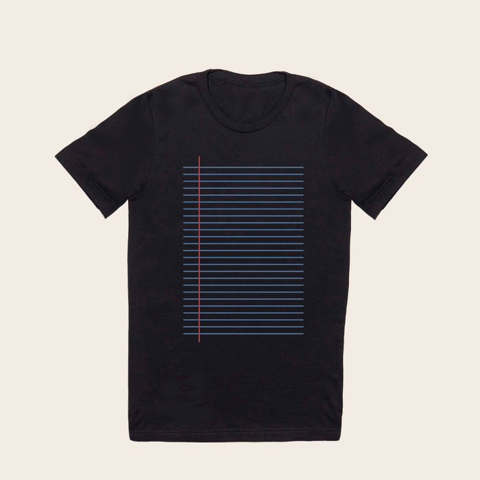 Lined Paper T Shirt by digitalpeanut Society6