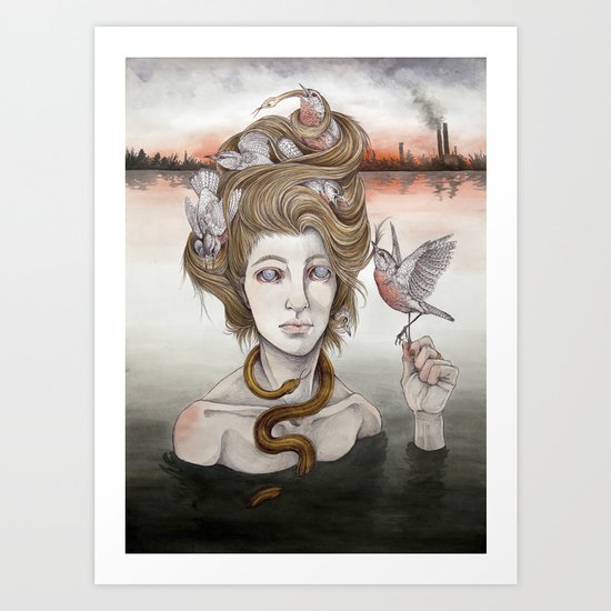The Last Gorgon Art Print