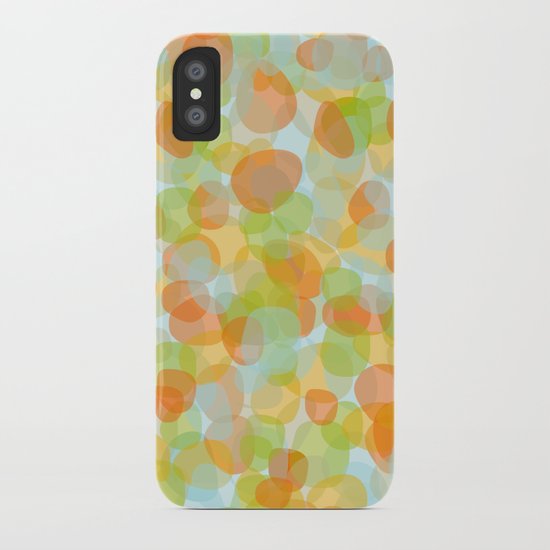 Pebbles Orange iPhone Case