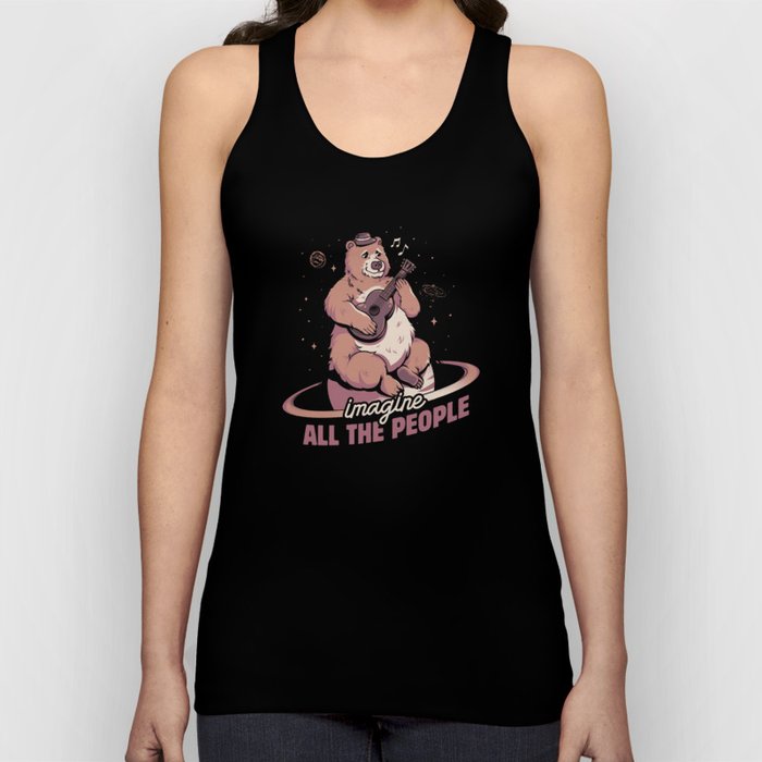 Imagine All the People by Tobe Fonseca Tank Top