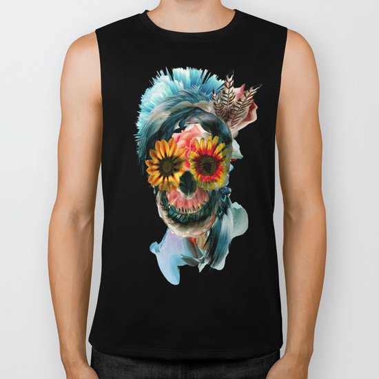 Skull Women Biker Tank