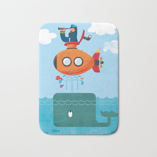 Whale Ahoy Bath Mat