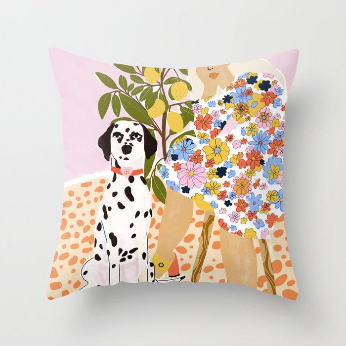 The Chaotic Life Throw Pillow