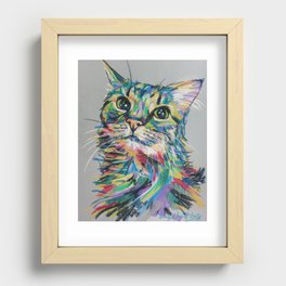 Tabby Cat Recessed Framed Print
