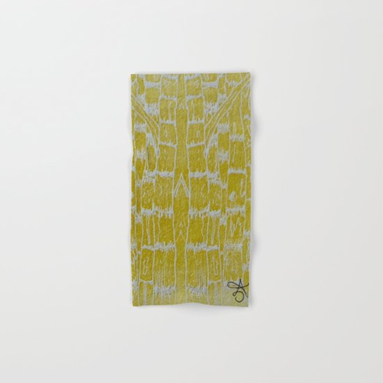 Yellow Sugarcane Hand & Bath Towel