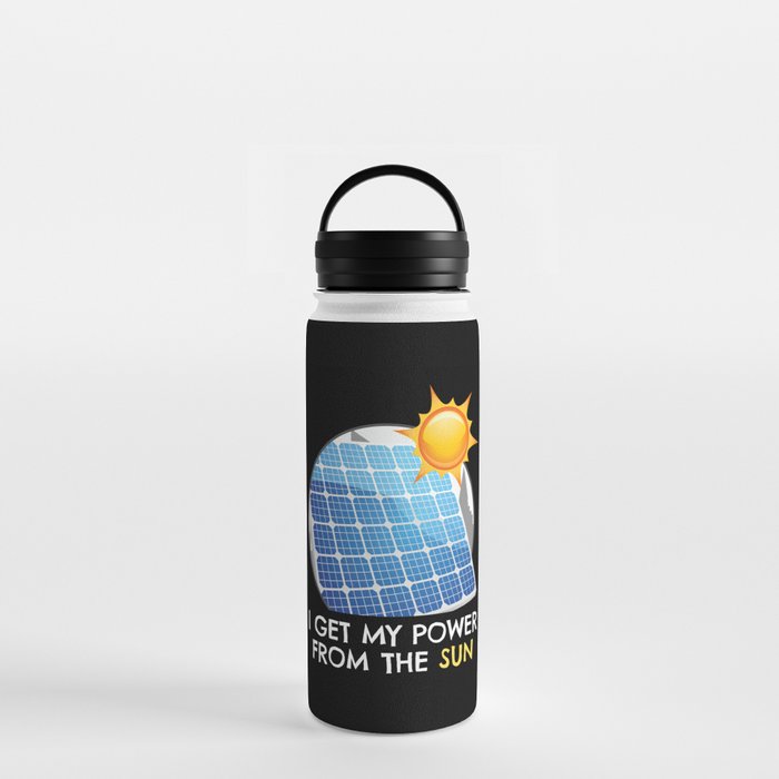 Power From The Sun Solar Photovoltaic Water Bottle