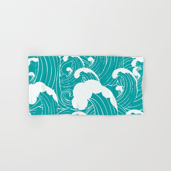 Blue waves Hand & Bath Towel