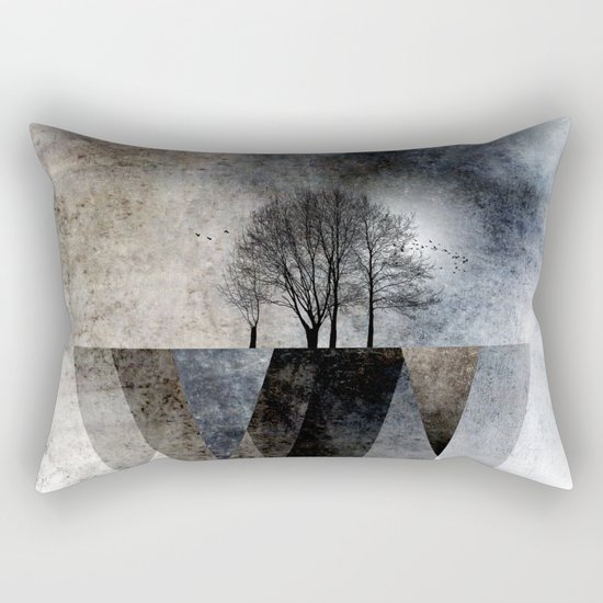 TREES over MAGIC MOUNTAINS II Rectangular Pillow