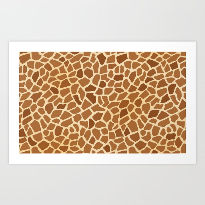 Giraffe Animal Print Art Print