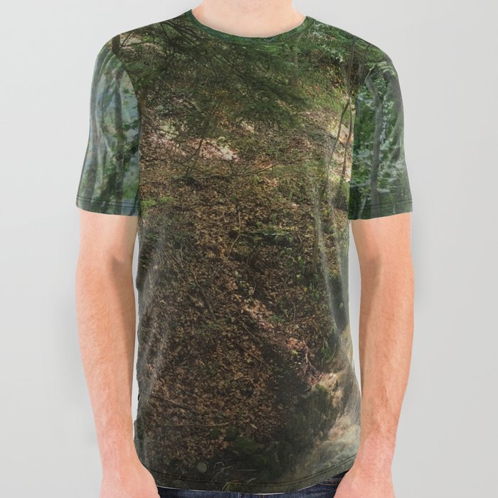 Forest Light All Over Graphic Tee