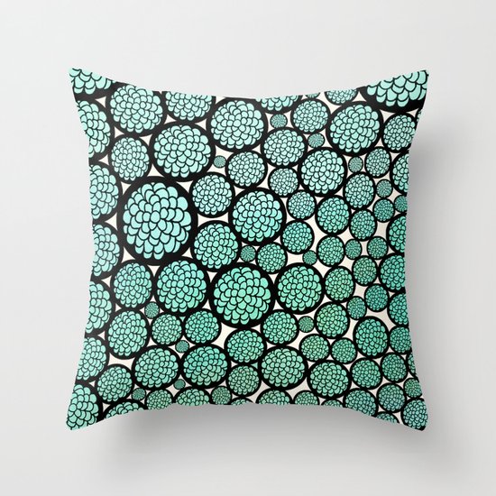 Blooming Trees Throw Pillow
