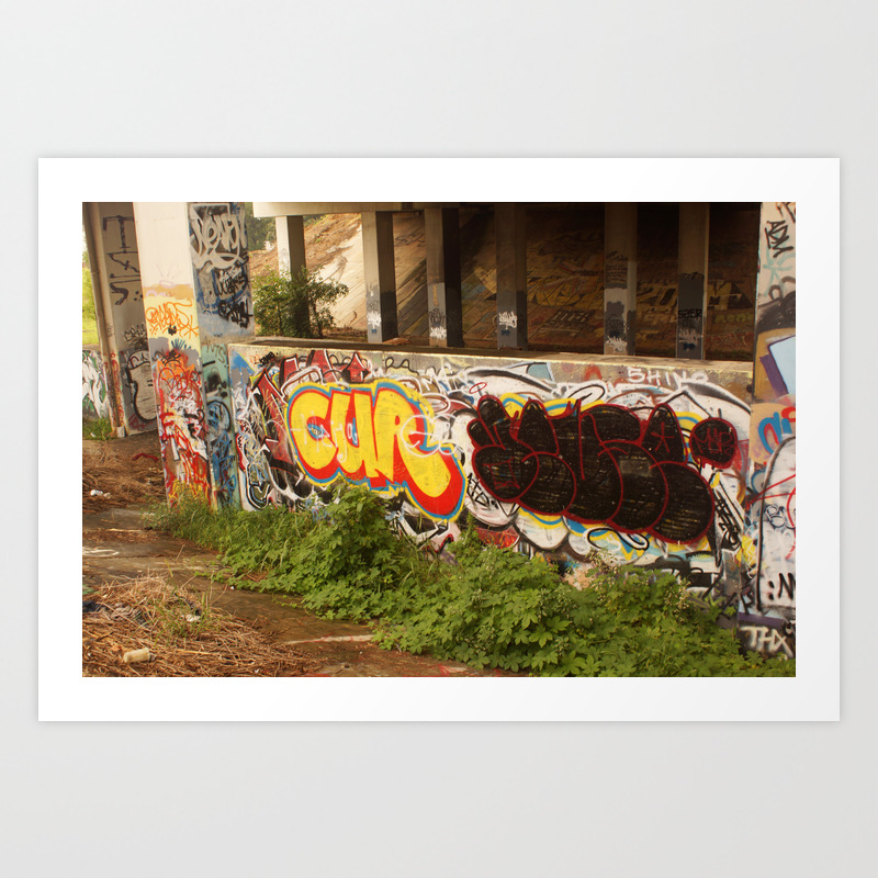 Cur Graffiti Wall Art Print By Zerog Society6 Cur Graffiti Wall Art Print By Zerog Society6
