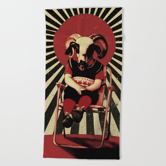 SIT TIGHT Beach Towel