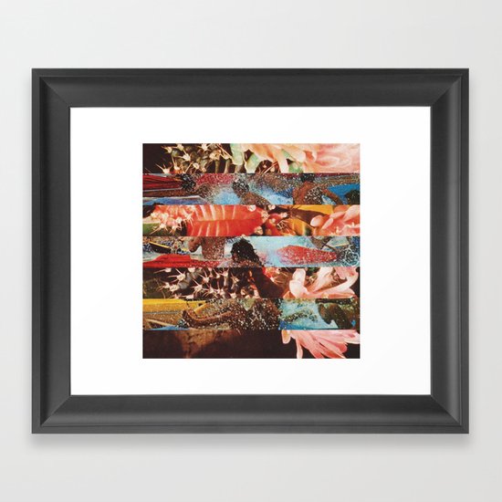 The Flower Lane Framed Art Print