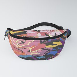 Art Deco Flower pattern Fanny Pack