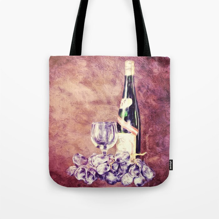 Old World Kitchen Wall Decor Wine Bottle Grapes Still Life A378