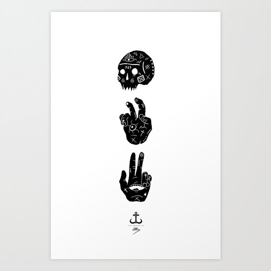 No Chill Art Print