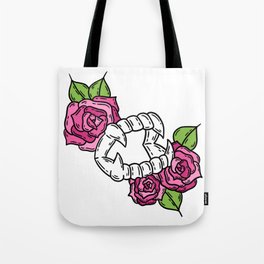 fangs and roses Tote Bag