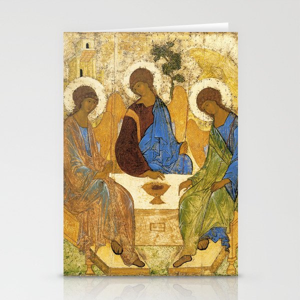 The Holy Trinity By Andrei Rublev Stationery Cards