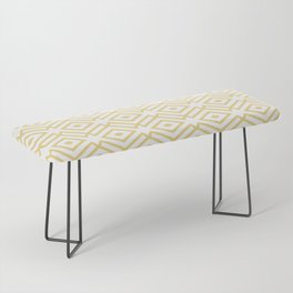Yellow and White Ornamental Shape Pattern 7 Pairs DE 2022 Popular Color Gatsby Glitter DET496 Bench