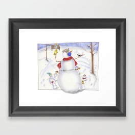 The Snow Mother and Her Children Framed Art Print