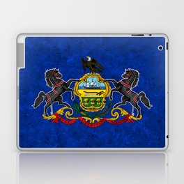 Flag of Pennsylvania US State Flags Keystone State Symbol Banner Standard Colors Laptop Skin