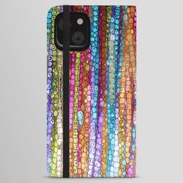 Rainbow Mosaic iPhone Wallet Case
