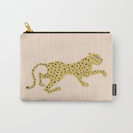 le guépard Carry-All Pouch | Pink, Safari, 60S, Desert, Pattern, Nursery, Curated, Animal, Circus, Vintage 