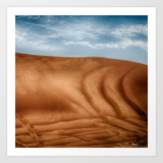 Desert Wave Art Print