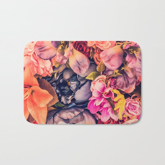 Beautiful Flowers Bath Mat