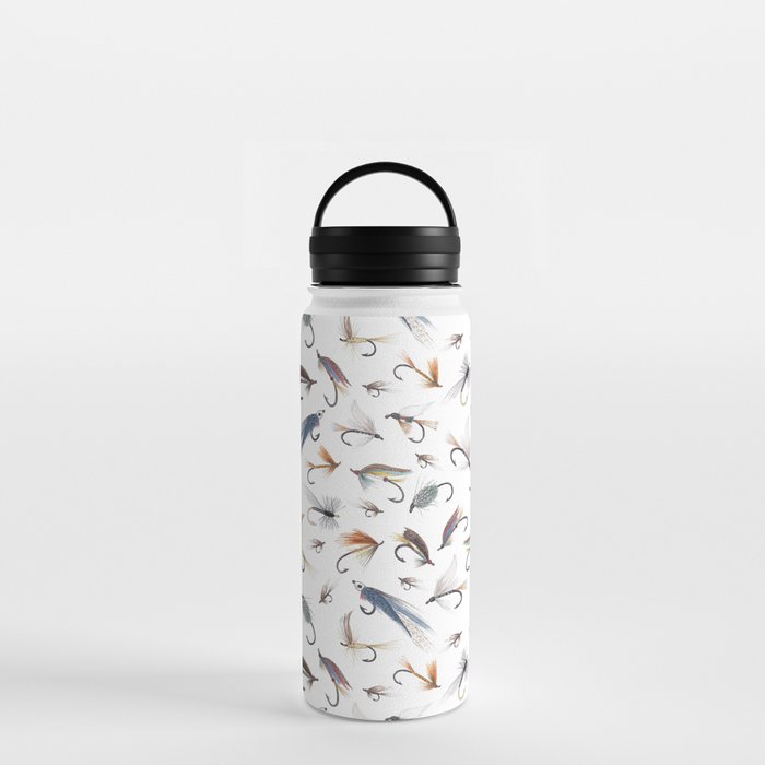 Fly Fishing Lures for Freshwater Fish Water Bottle by Twig & Moth