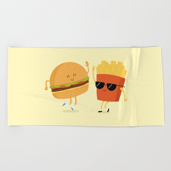 BFFs Beach Towel