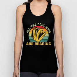 All The Cool Kids Are Reading Unisex Tank Top