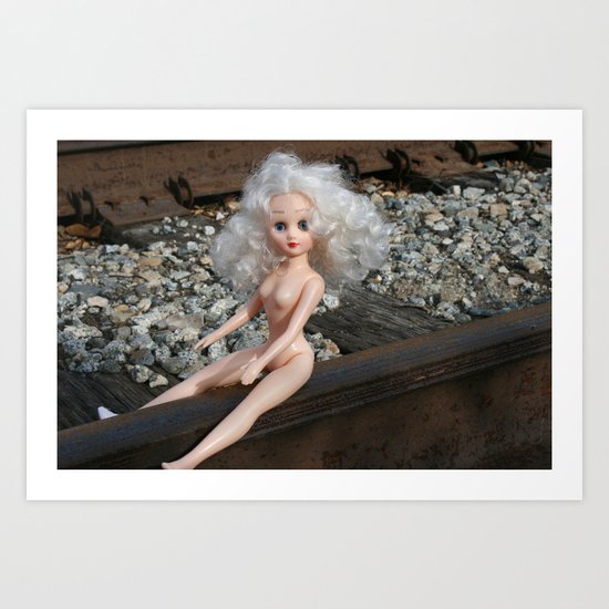Railroad Tracks Art Print