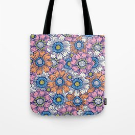 Hippy Flower Power #4 Tote Bag