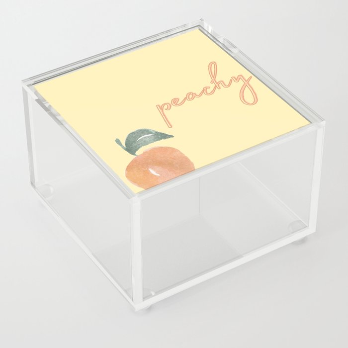Peachy & Cream Acrylic Box