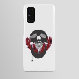 Skull with hands Android Case