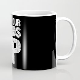 Put Your Hands Up Music Festival Techno Party Gift Coffee Mug