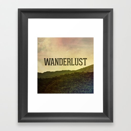 Wanderlust I Framed Art Print