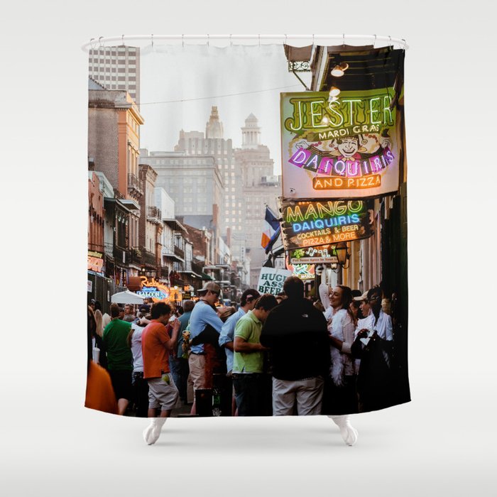 Bourbon Street, New Orleans Shower Curtain