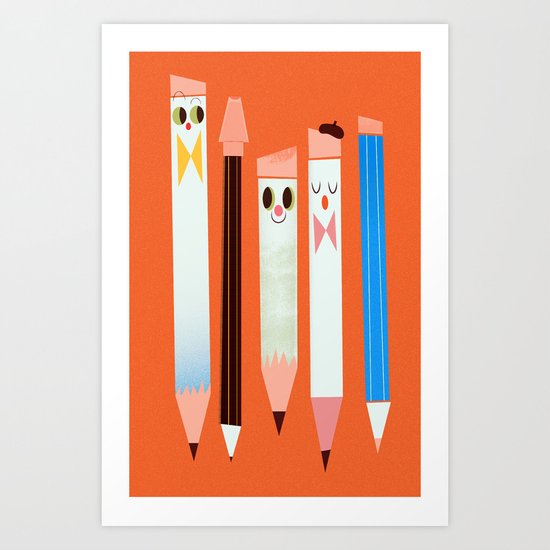 I love pencils Art Print