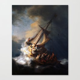 Rembrandt - The Storm on the Sea of Galilee Canvas Print