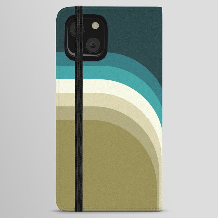 Retro style double arch decoration 3 iPhone Wallet Case