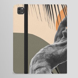 Olympic Discus Thrower Abstract Finesse #1 #wall #art #society6 iPad Folio Case