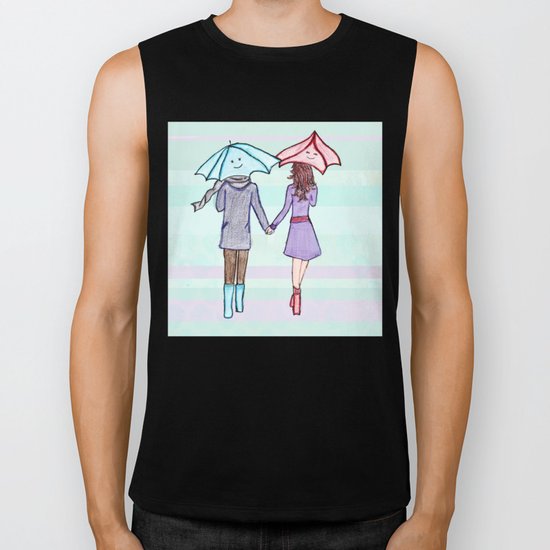 When You Are By My Side Biker Tank